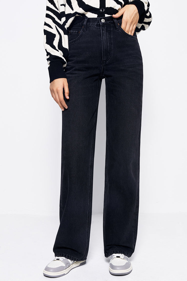 High Rise Wide Jeans