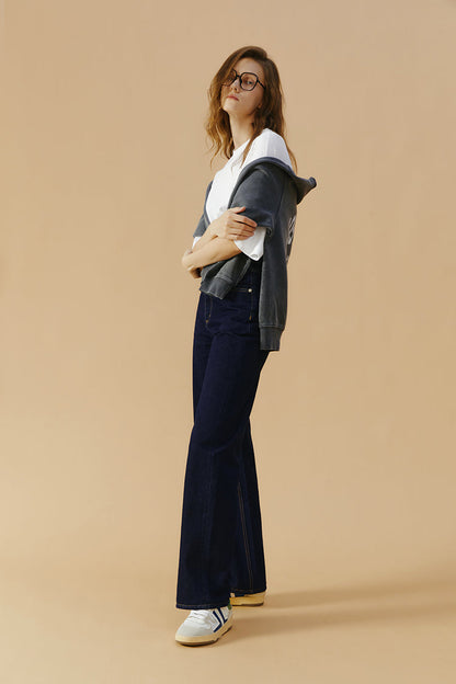 High Rise Wide Jeans