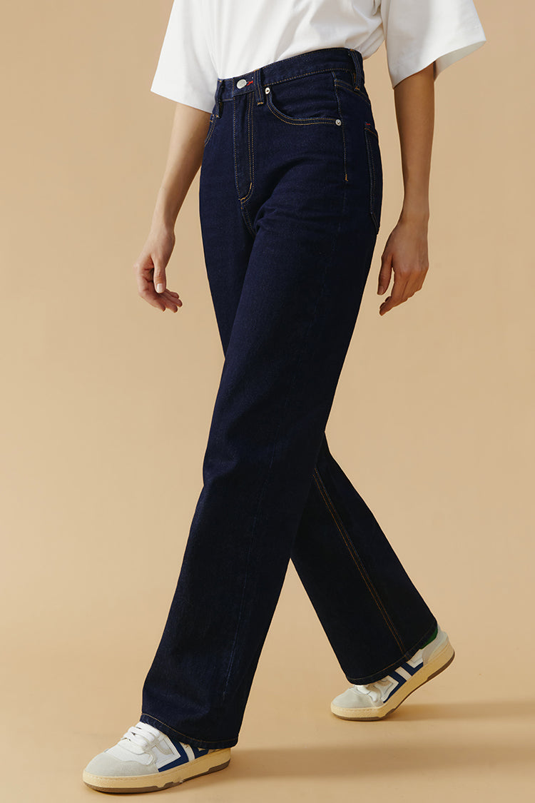 High Rise Wide Jeans