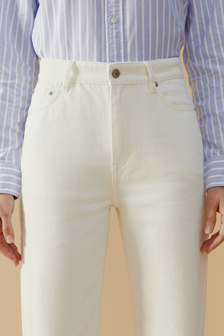 Manhattan Straight Ankle Jeans