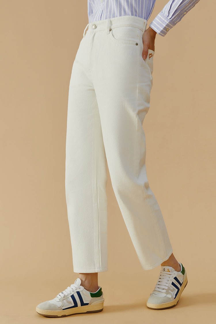 Manhattan Straight Ankle Jeans