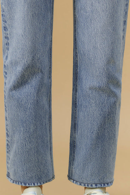High Rise Manhattan Straight Jeans