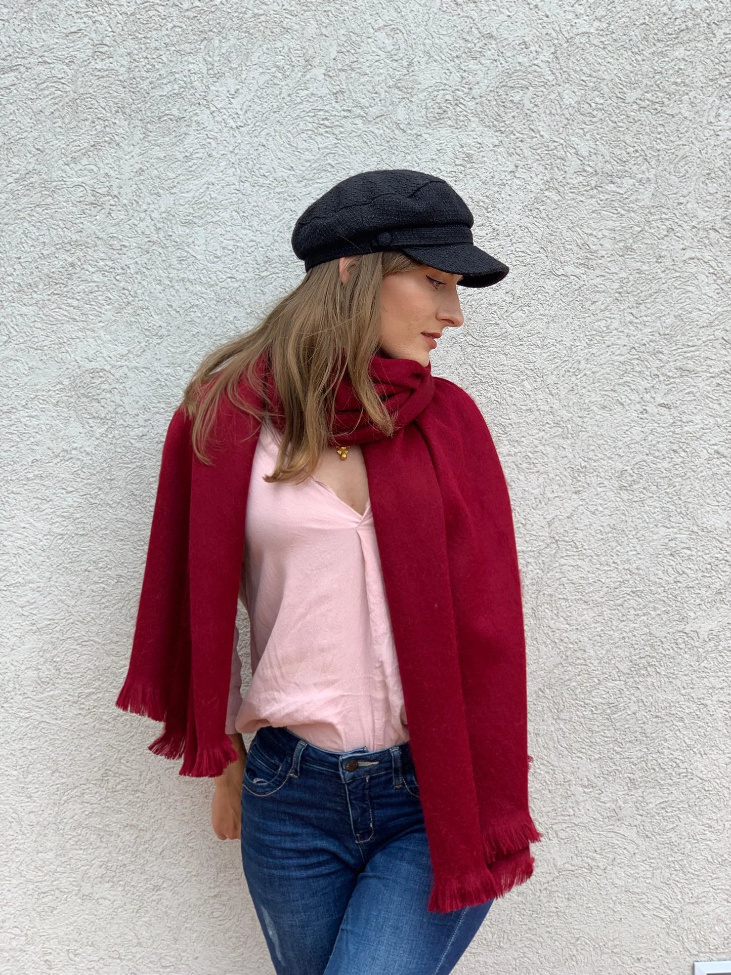 Accent Alpaca Shawl