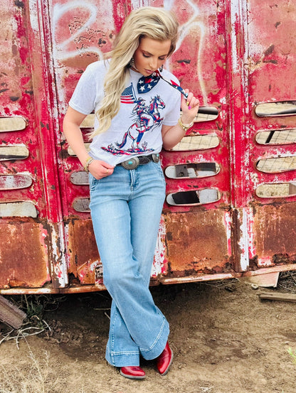 Patriotic Cowboy Tee
