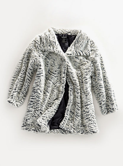 Faux Fur Swing Jacket