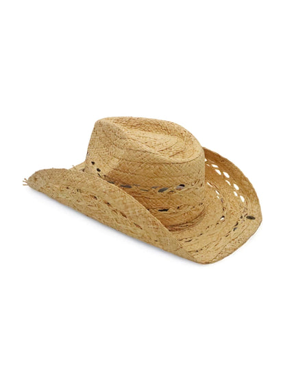 Mallorie Flower Straw Cowgirl Hat
