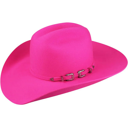 Punchy Wool Felt Women's Cowboy Hat