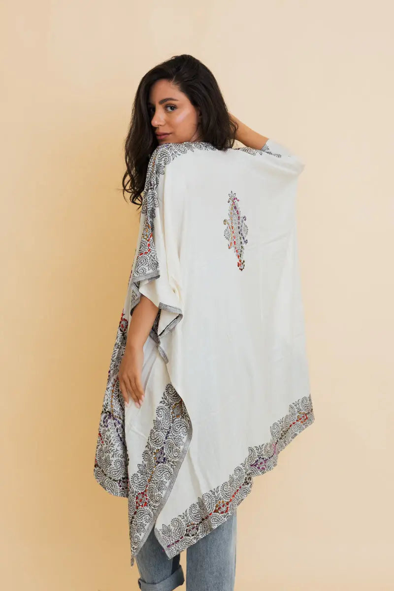 Bohemian Artisan Stitch Kimono