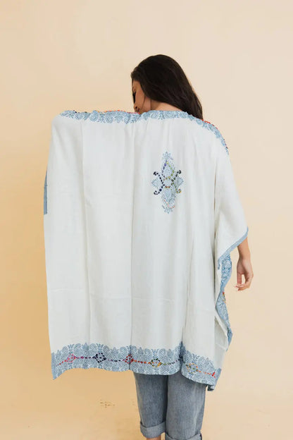 Bohemian Artisan Stitch Kimono