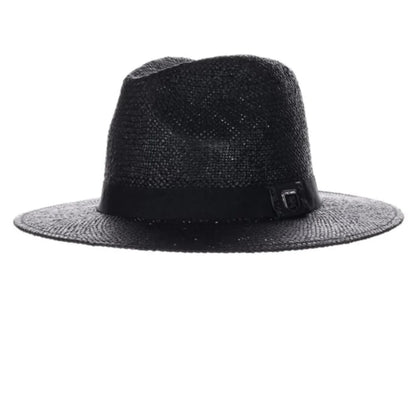 Toyo Straw Fedora Hat