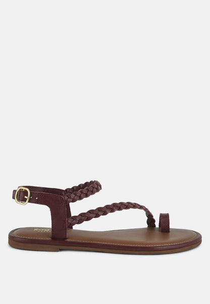 Braided Flat Sandals