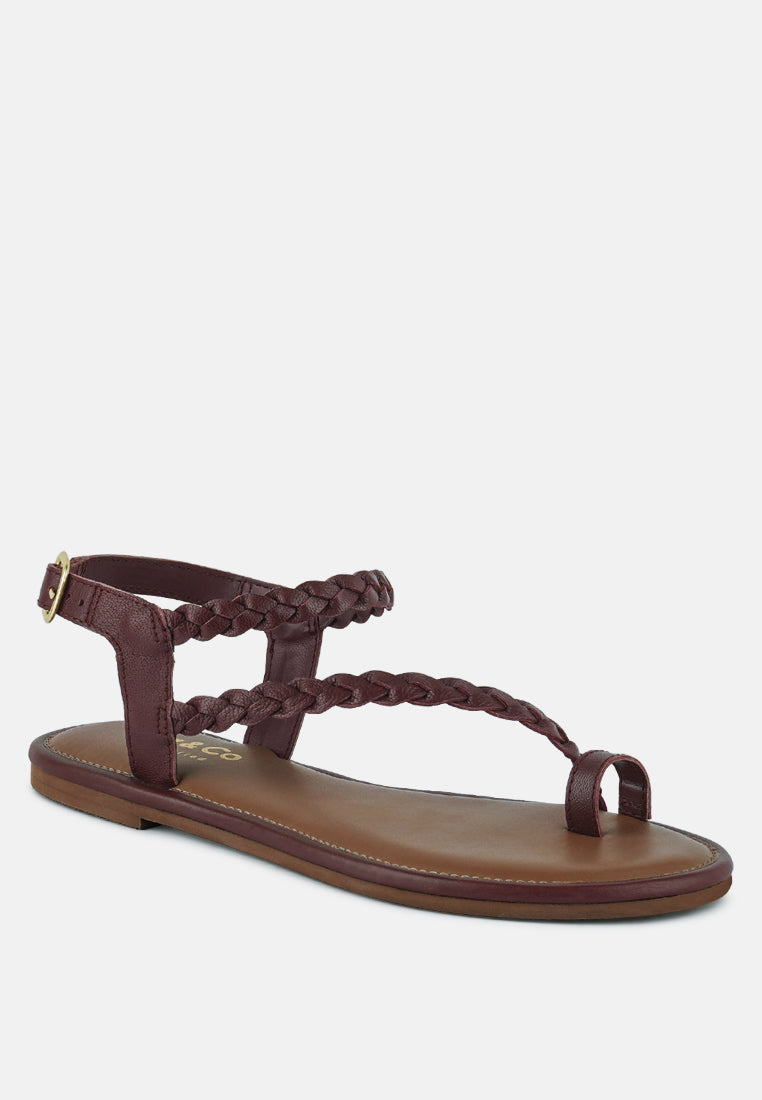 Braided Flat Sandals