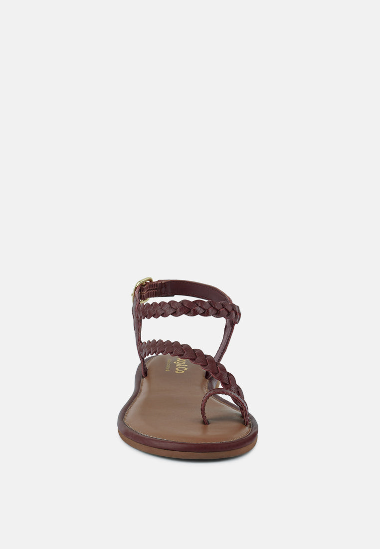 Braided Flat Sandals