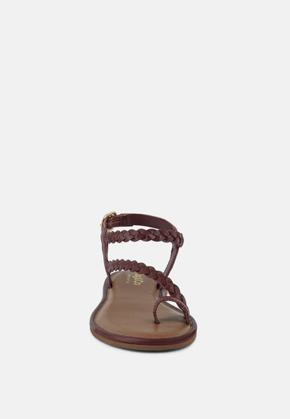 Braided Flat Sandals