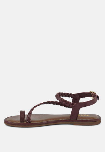 Braided Flat Sandals