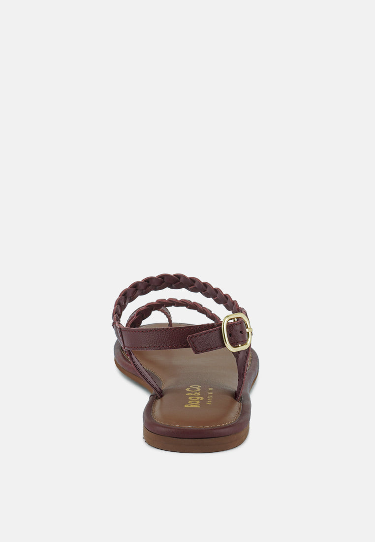 Braided Flat Sandals
