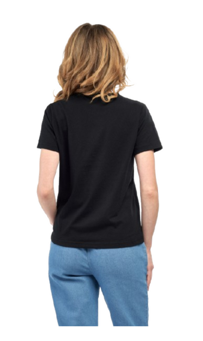 Short Sleeve Crew Neck Tee Cotton Blend