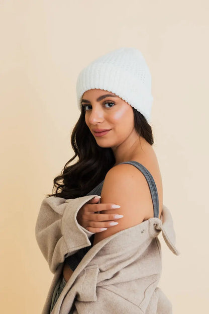Waffle Knit Beanie