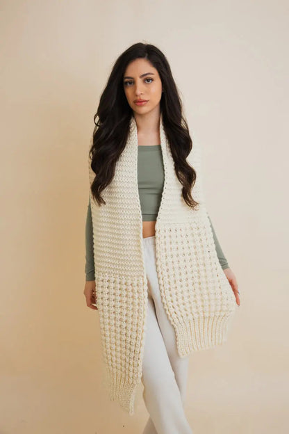 Waffle Weave Scarf