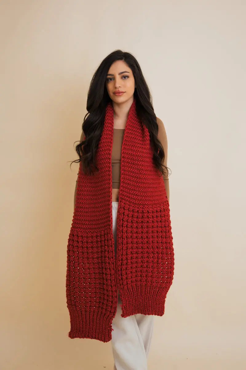 Waffle Weave Scarf