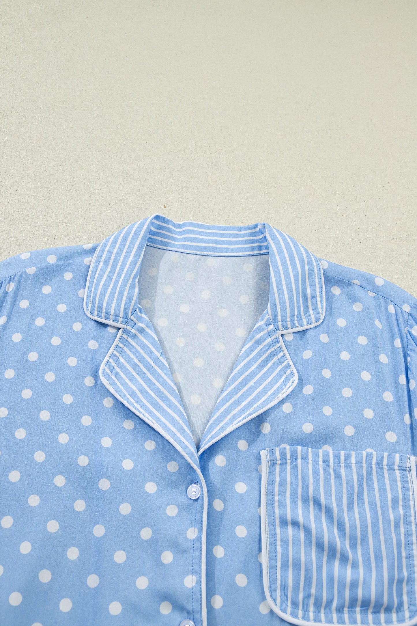 Sky Blue Soft Short Pajama Set