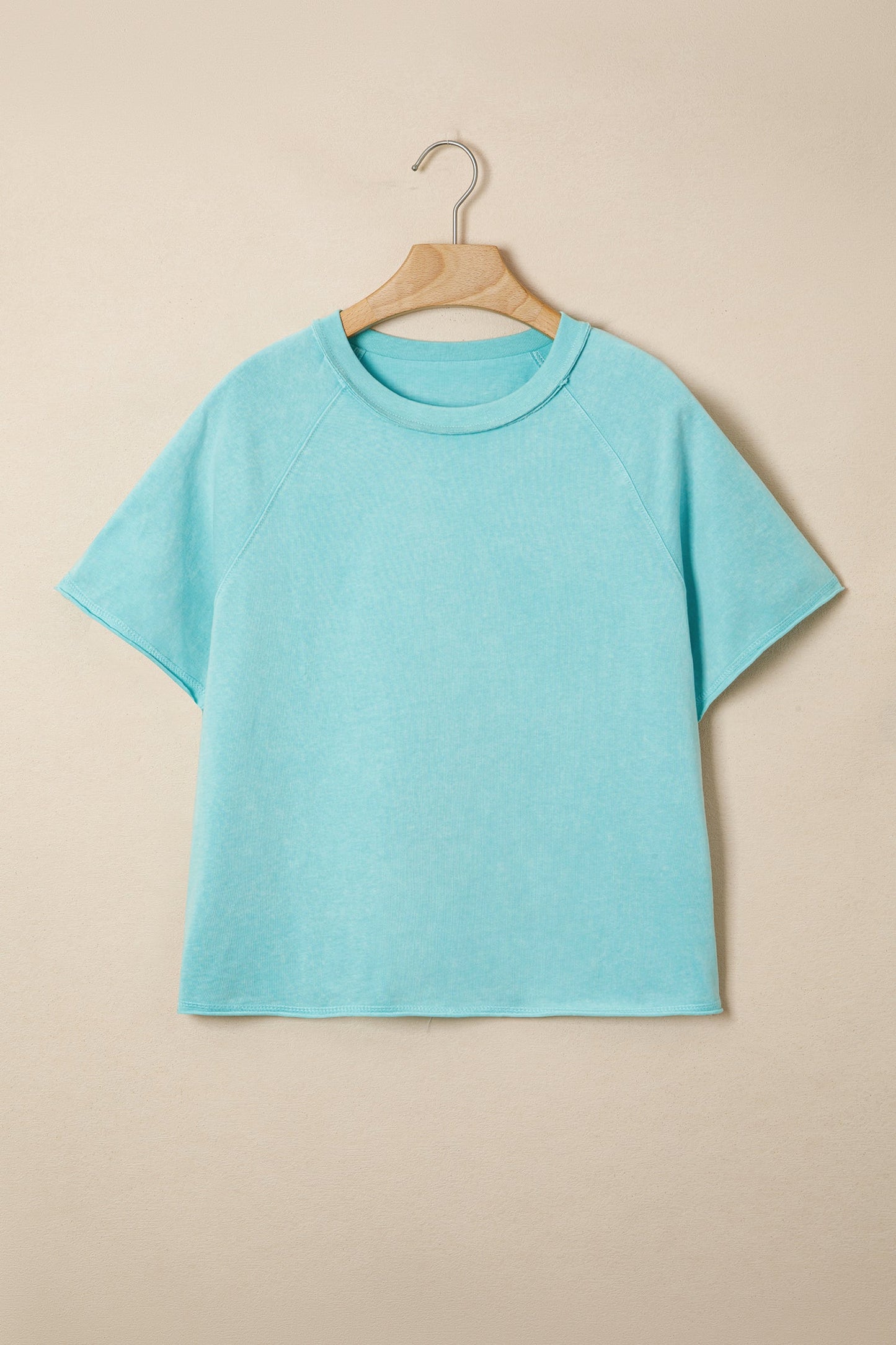 Boxy Cropped Tee Green