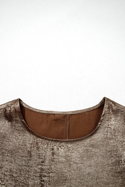Metallic Top Gold