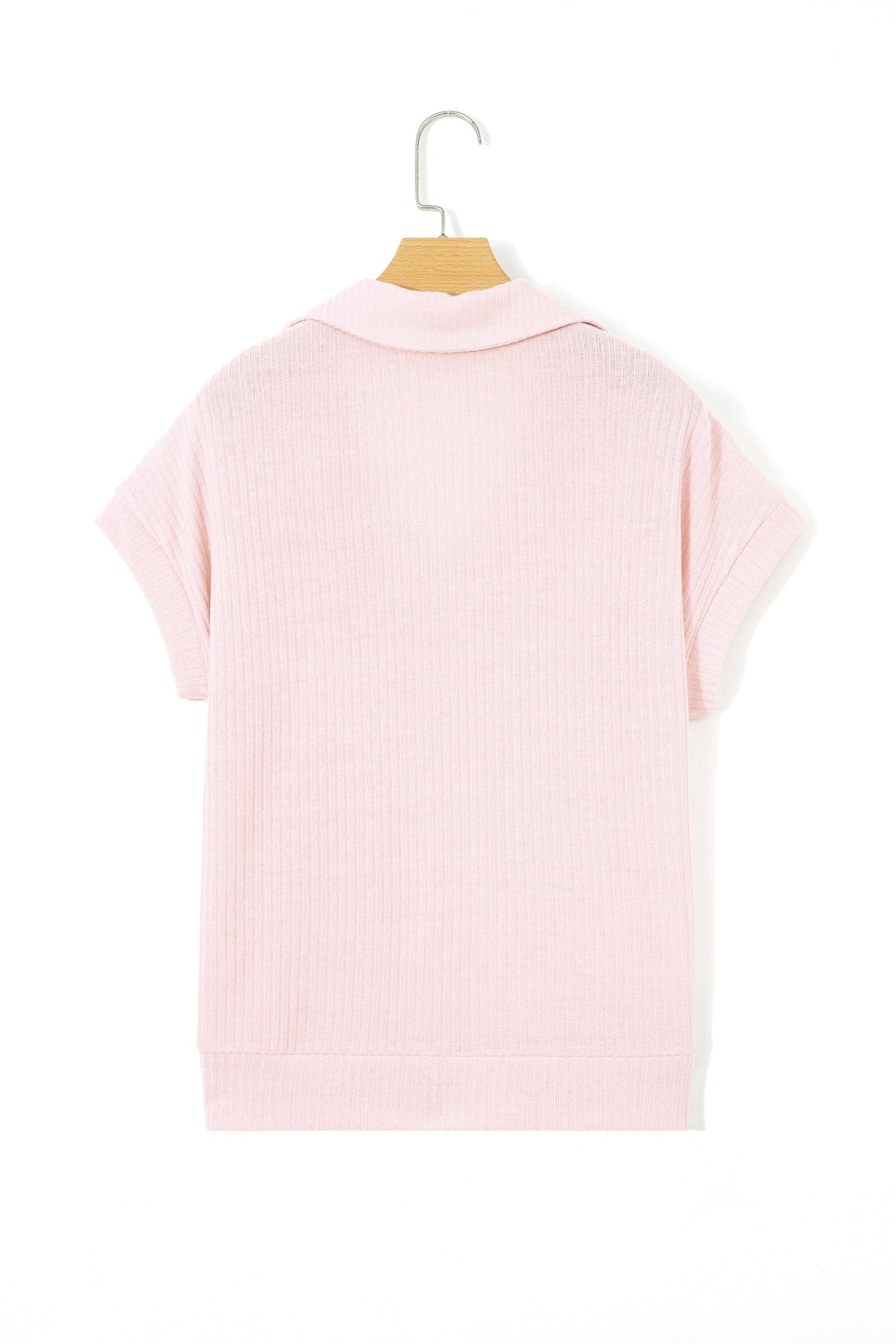 Ribbed Collar Shirt