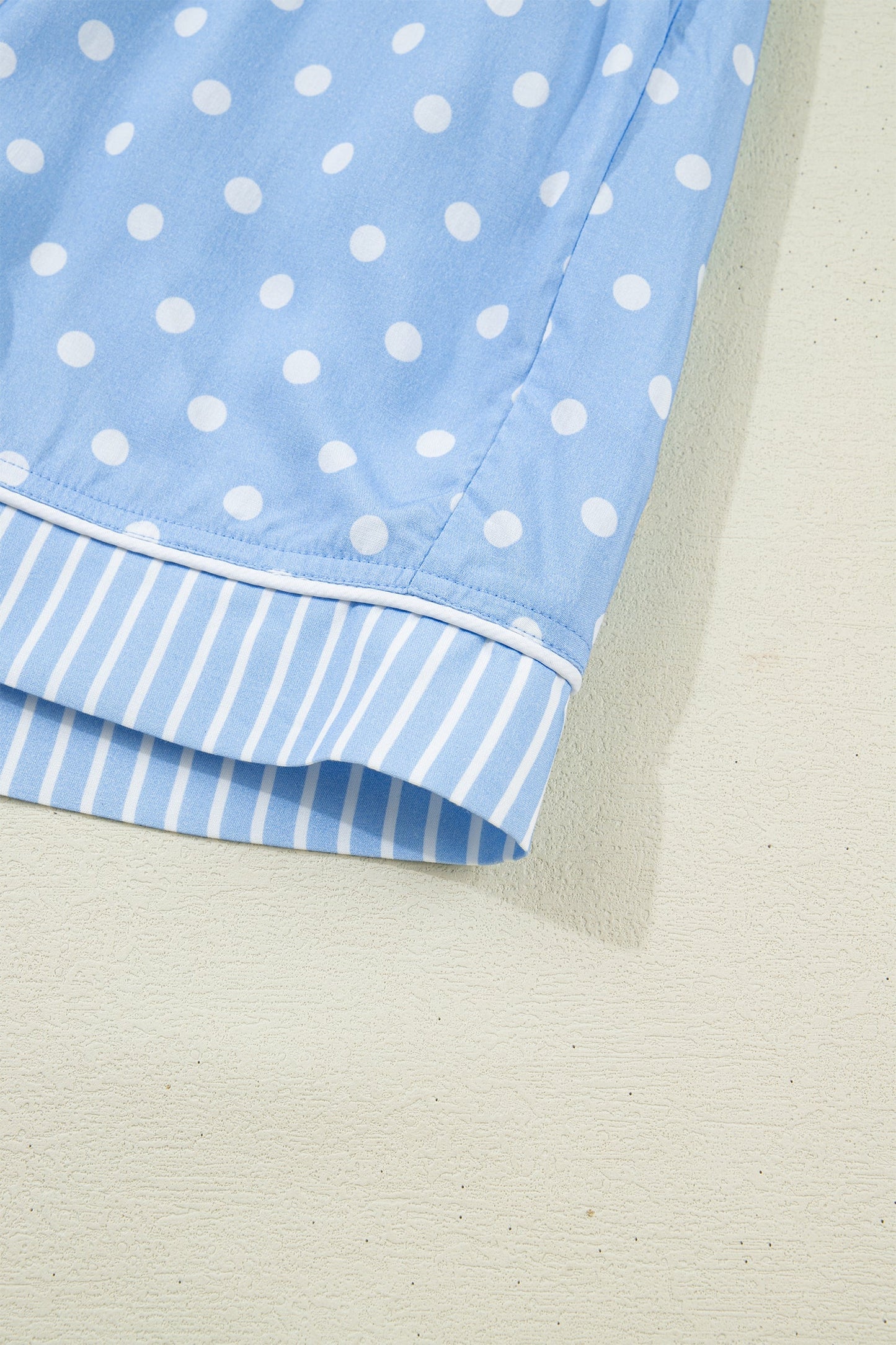Sky Blue Soft Short Pajama Set