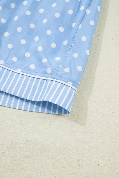 Sky Blue Soft Short Pajama Set