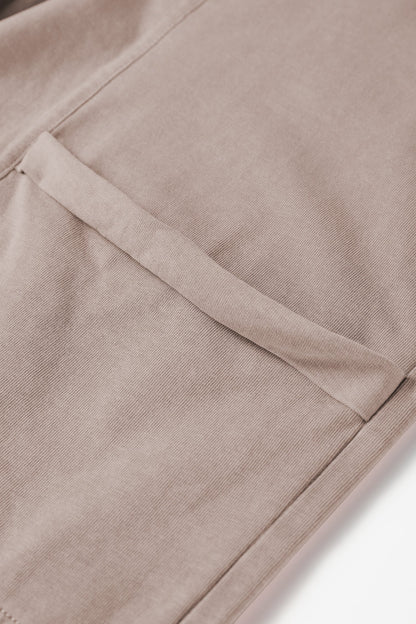 Exposed Seam Wide Leg Cargo Pants
