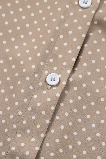Cuffed Short Sleeve Button Shirt