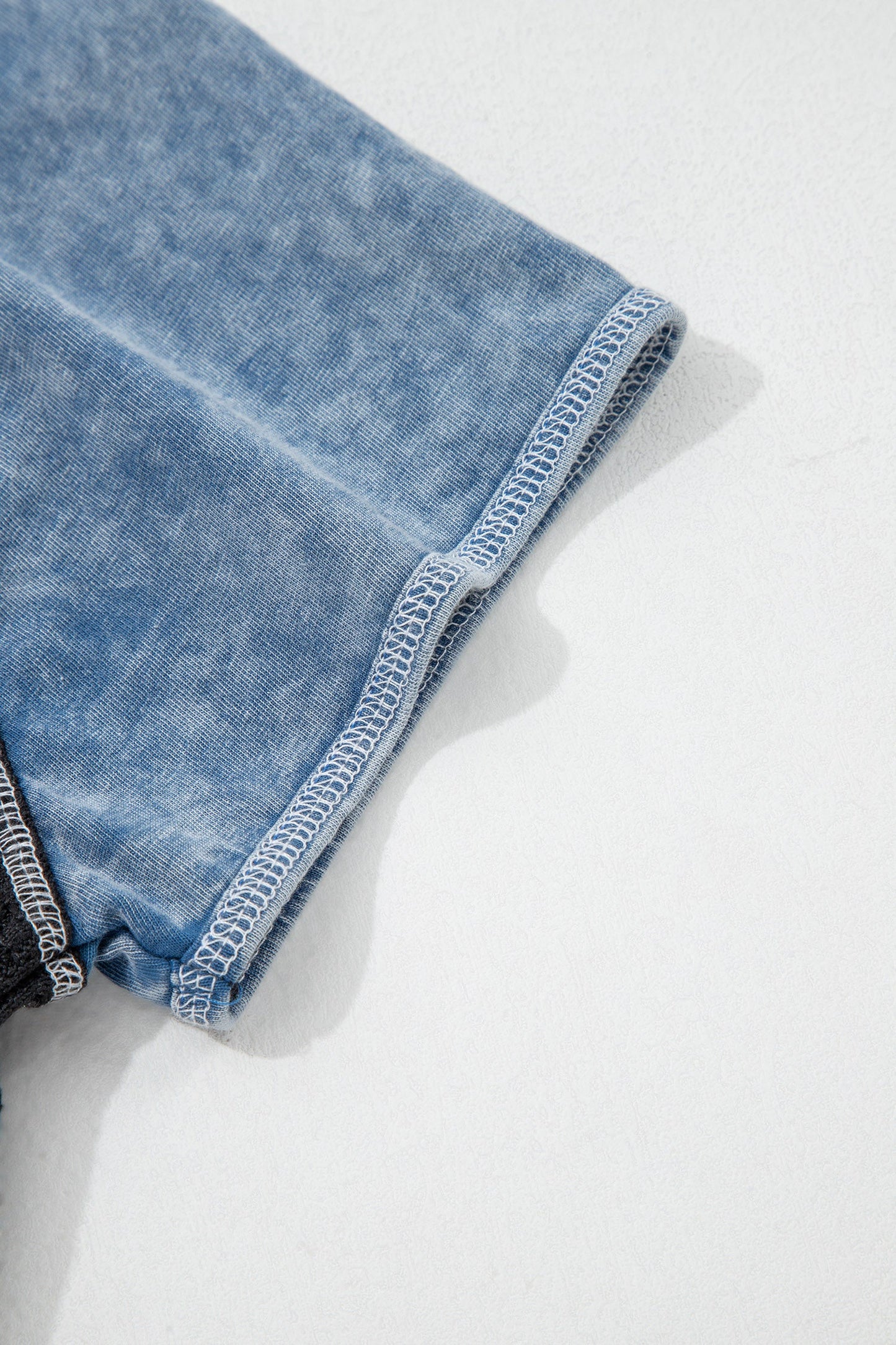 Patchwork Short Sleeve Top