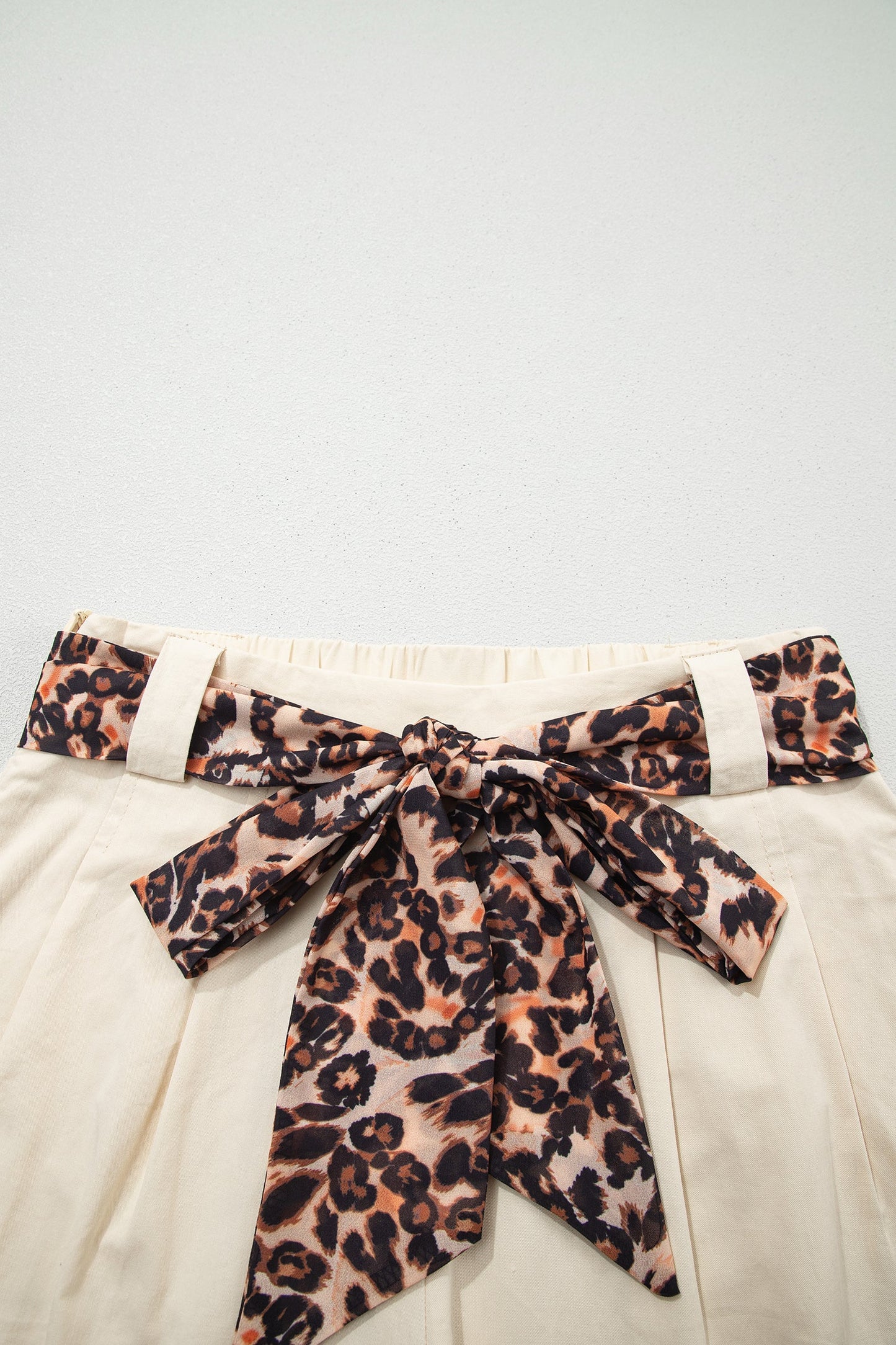 Pleated Wide Leg Shorts