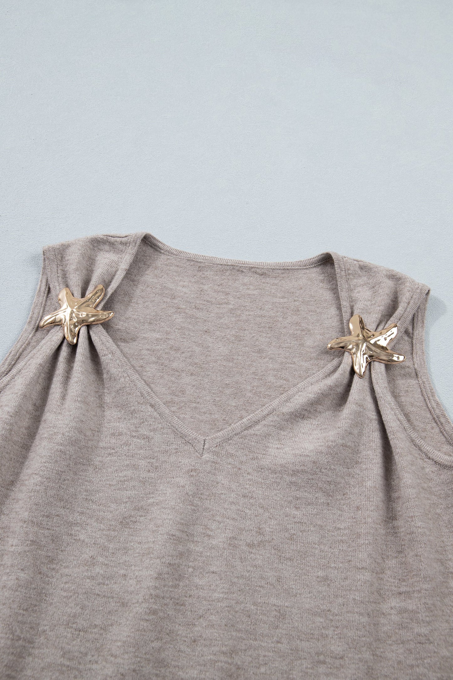 Star Detail Sweater Tank