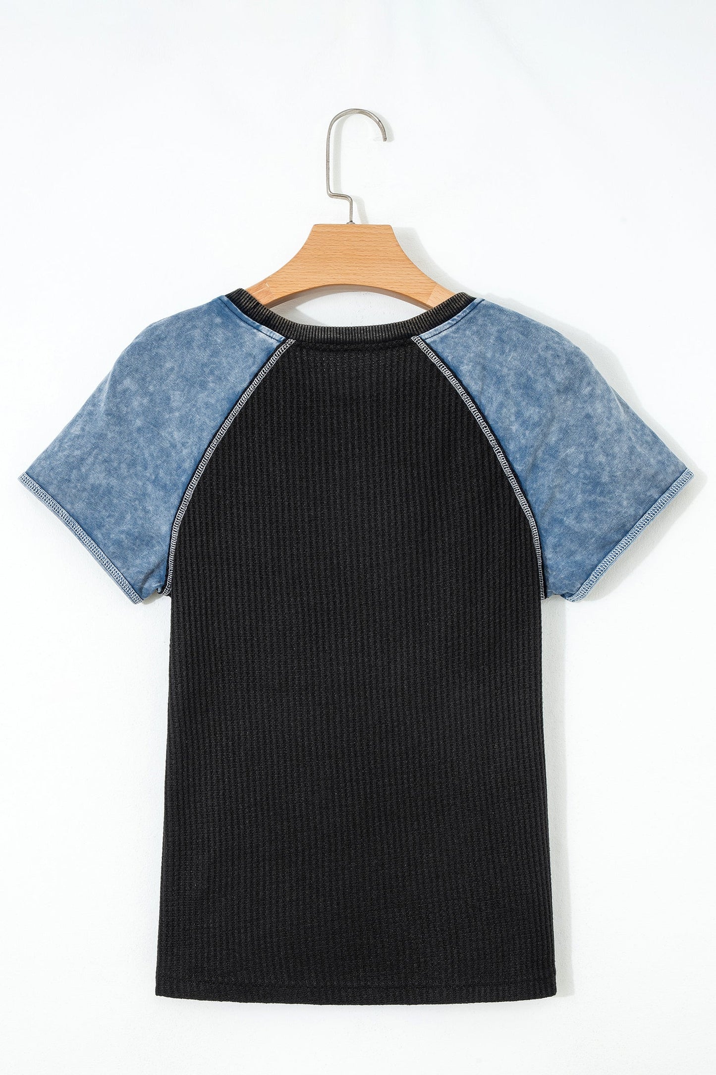 Patchwork Short Sleeve Top