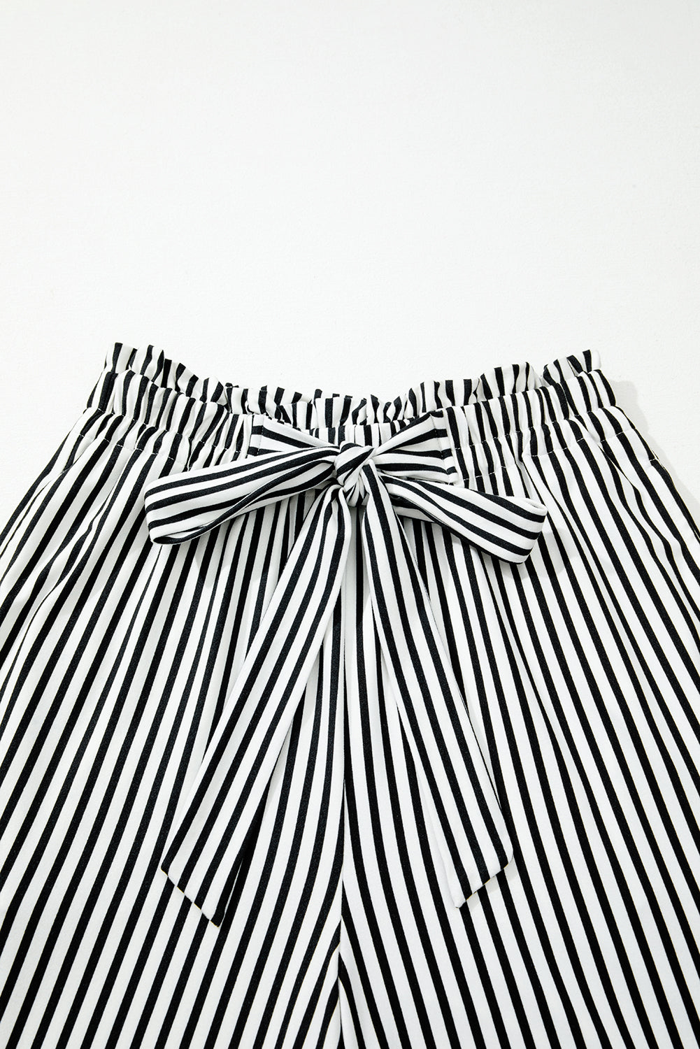 Loose Straight Striped Casual Pants