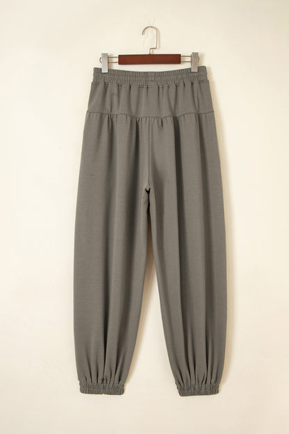 Casual Drawstring Relaxed Leg Pants