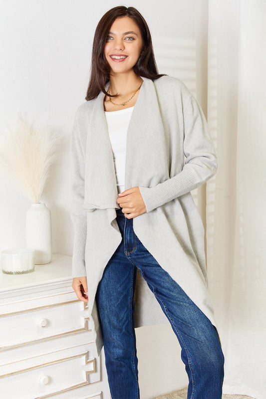 Open Front Duster Cardigan