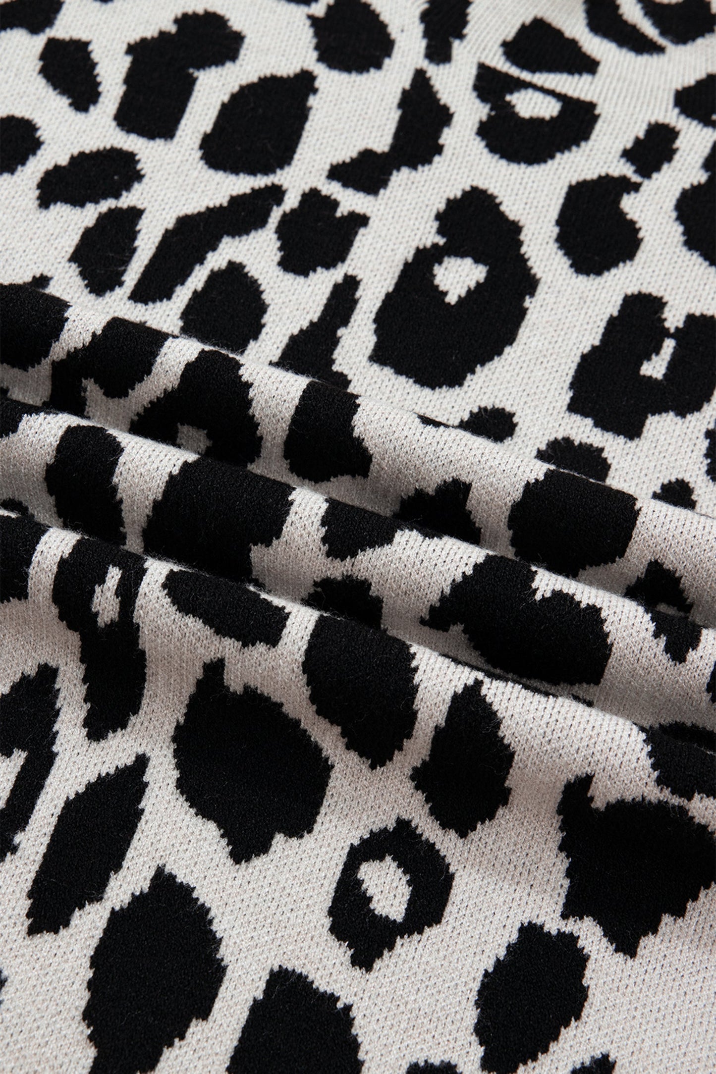 Plus Leopard Knit Top