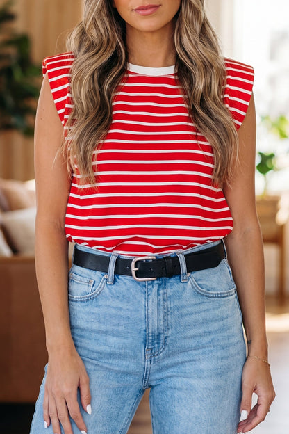 Stripe Loose Tank Top