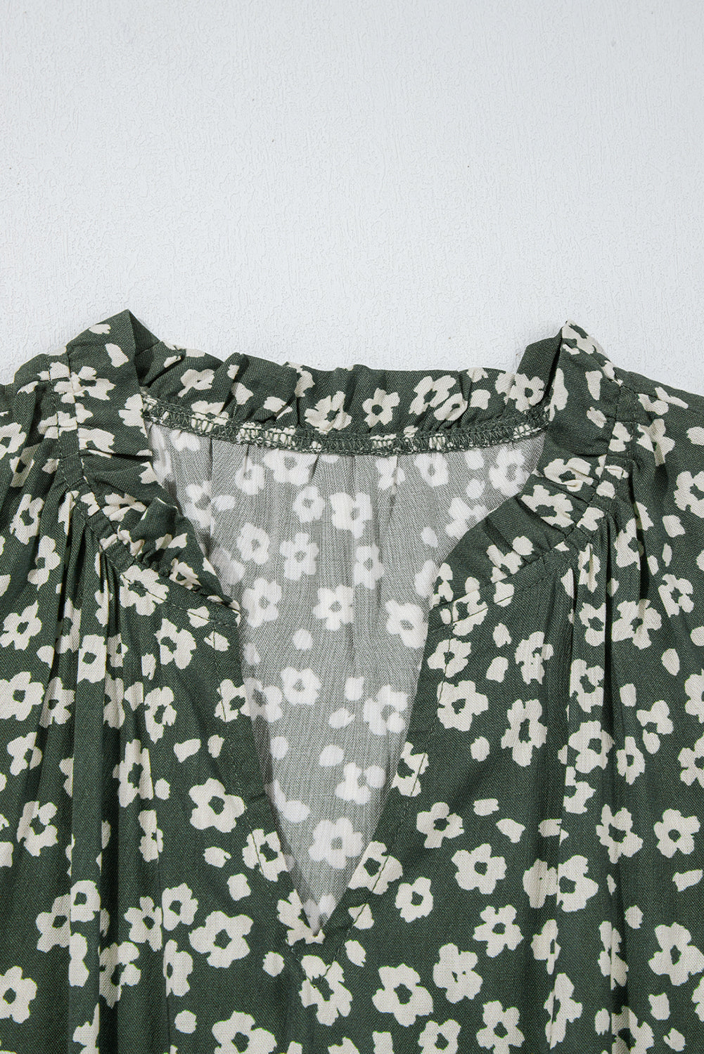 Hazel Print Sleeveless V-neck Dress