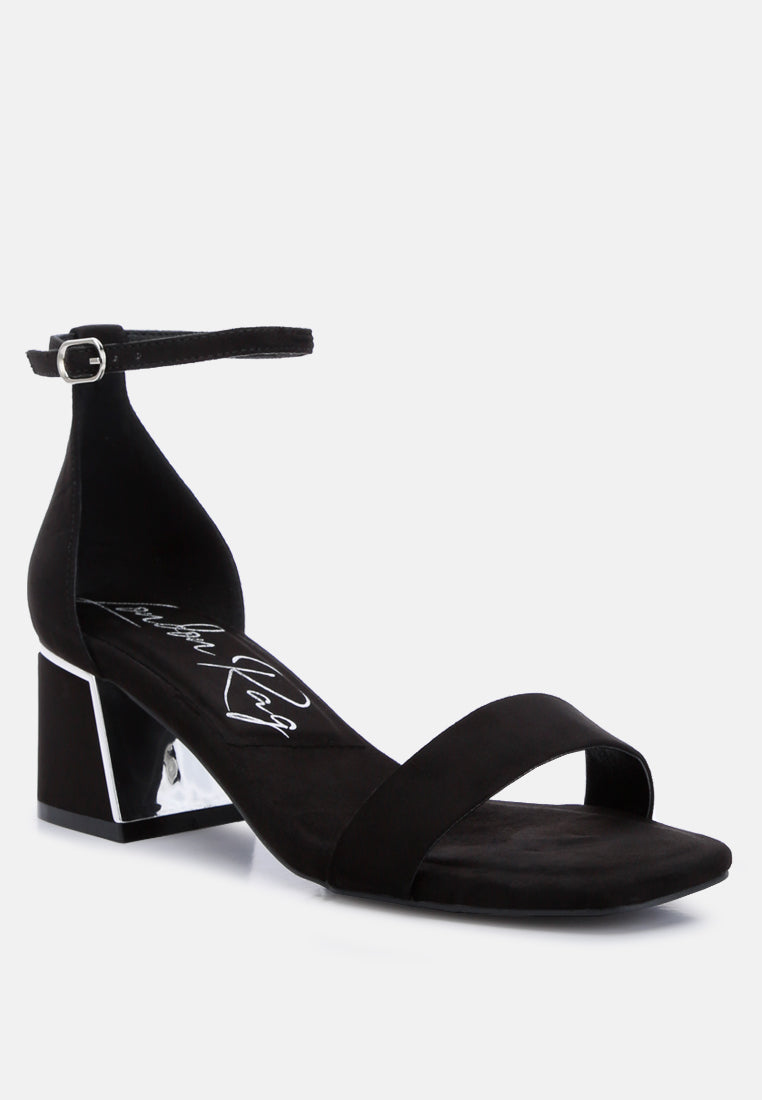 Accent Block Heels