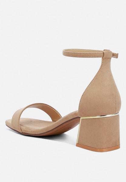 Accent Block Heels