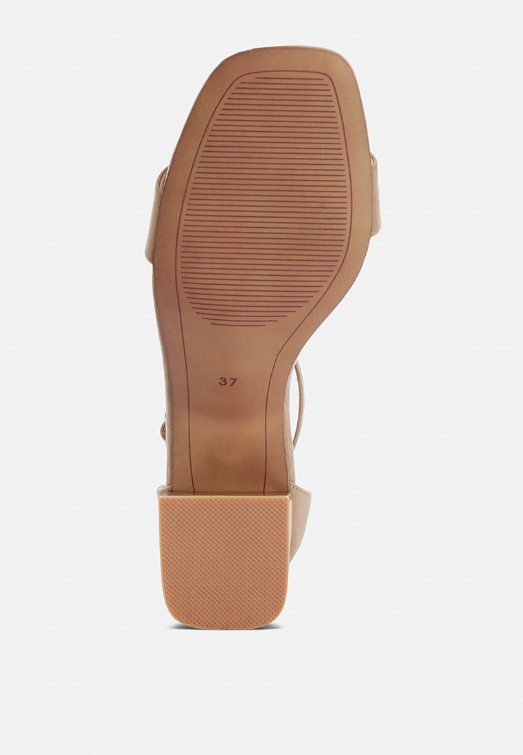 Accent Block Heels