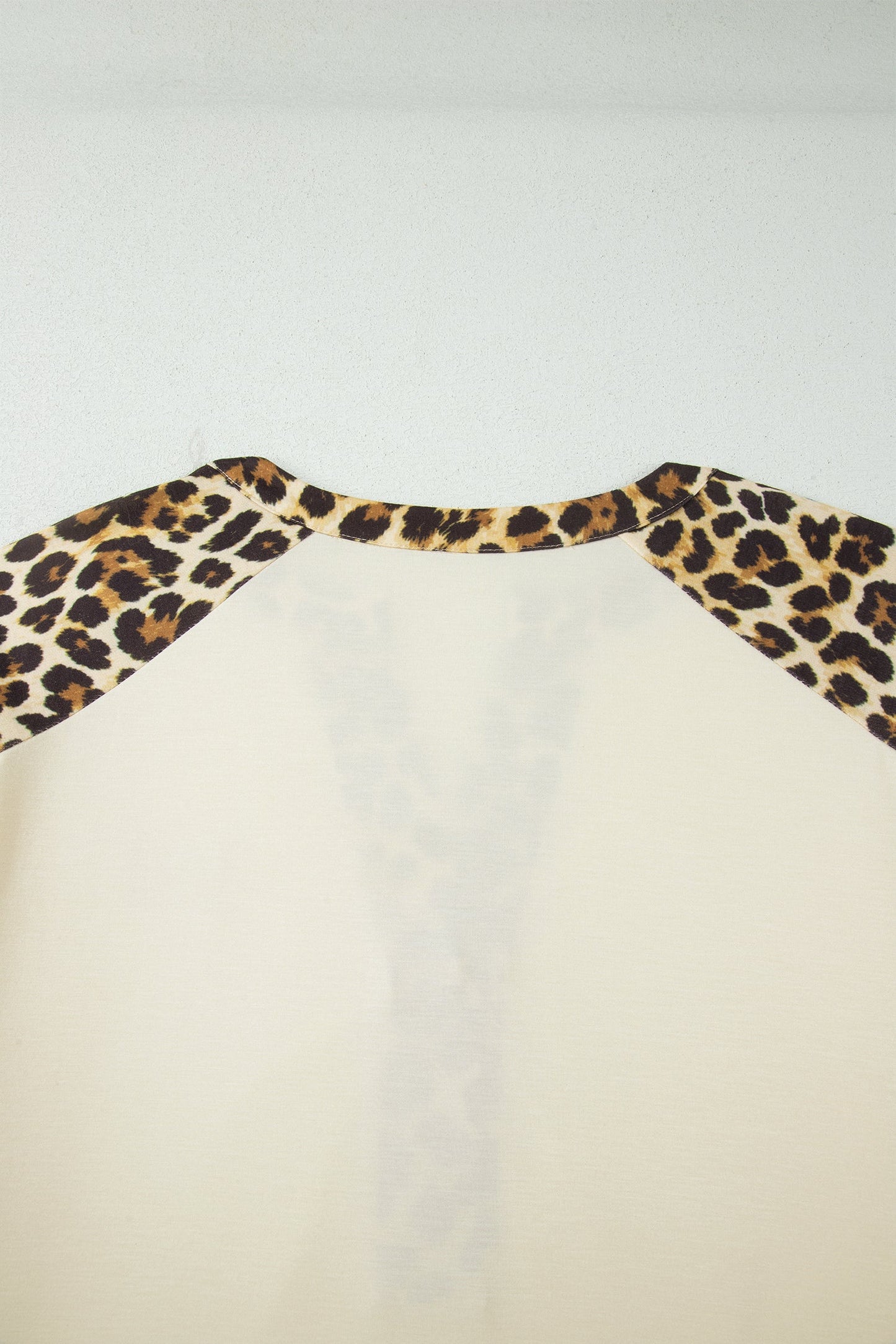 Plus Contrast Leopard Polo Top