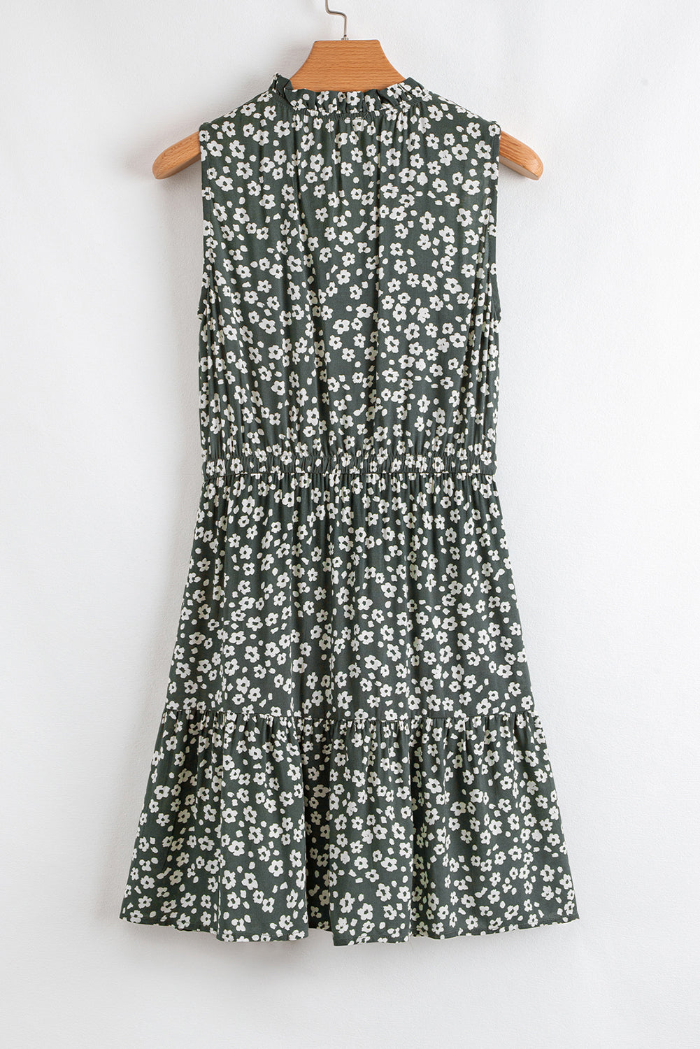 Hazel Print Sleeveless V-neck Dress