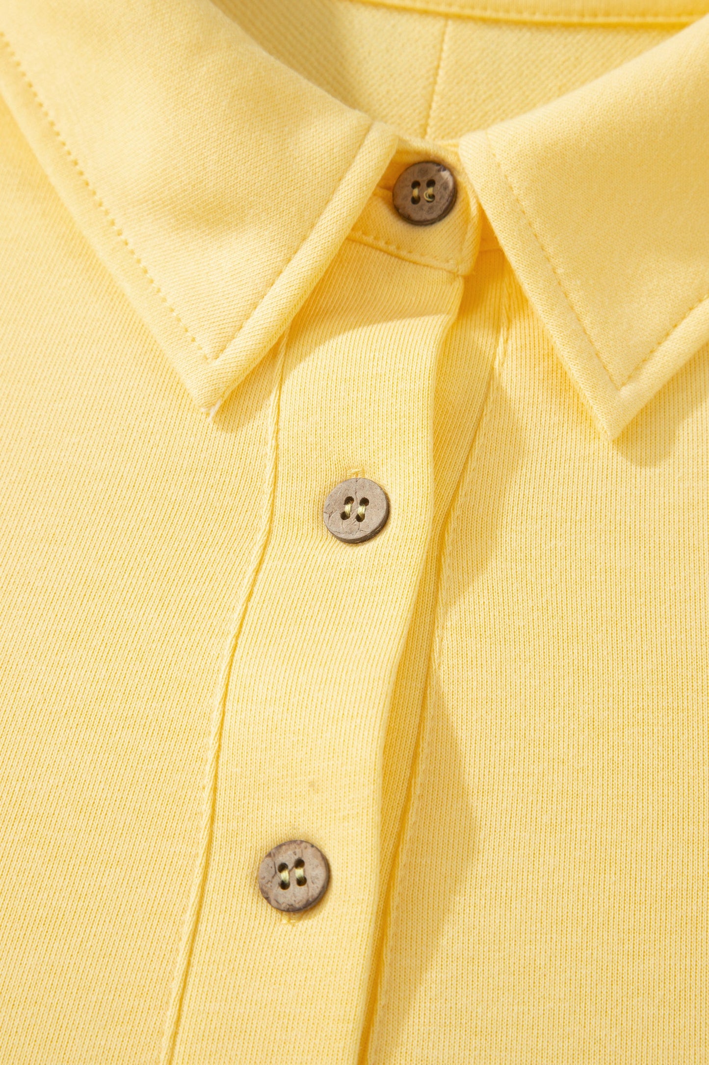 Plus Solid Polo & Shorts Set