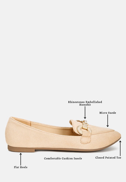 Horsebit Detail Flexible Loafers