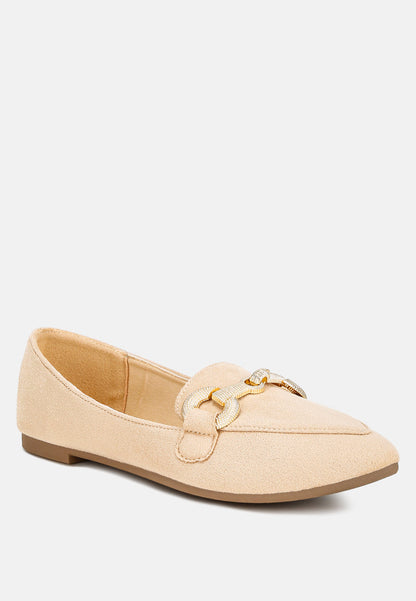 Horsebit Detail Flexible Loafers
